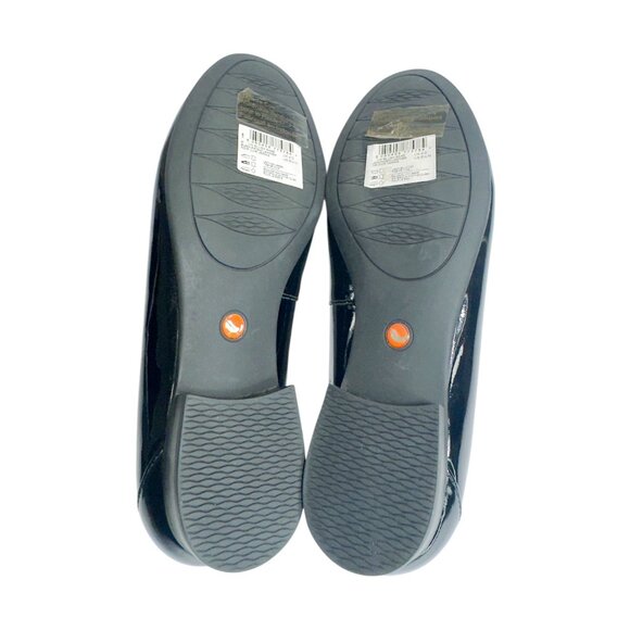 Clarks Womens Unstructured Patent Leather Black Loafers Size UK 4 / US 6.5 - Picture 8 of 9